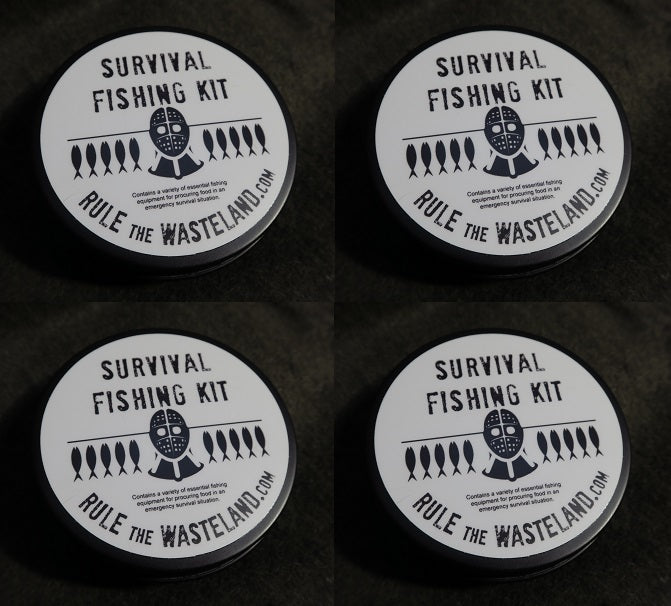 4 pack of Deluxe Survival Fishing Kit – Rule The Wasteland