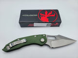 NEW Microtech Stitch-A M390 Automatic Knife OD Green Aluminum (3.75" Apocalyptic)